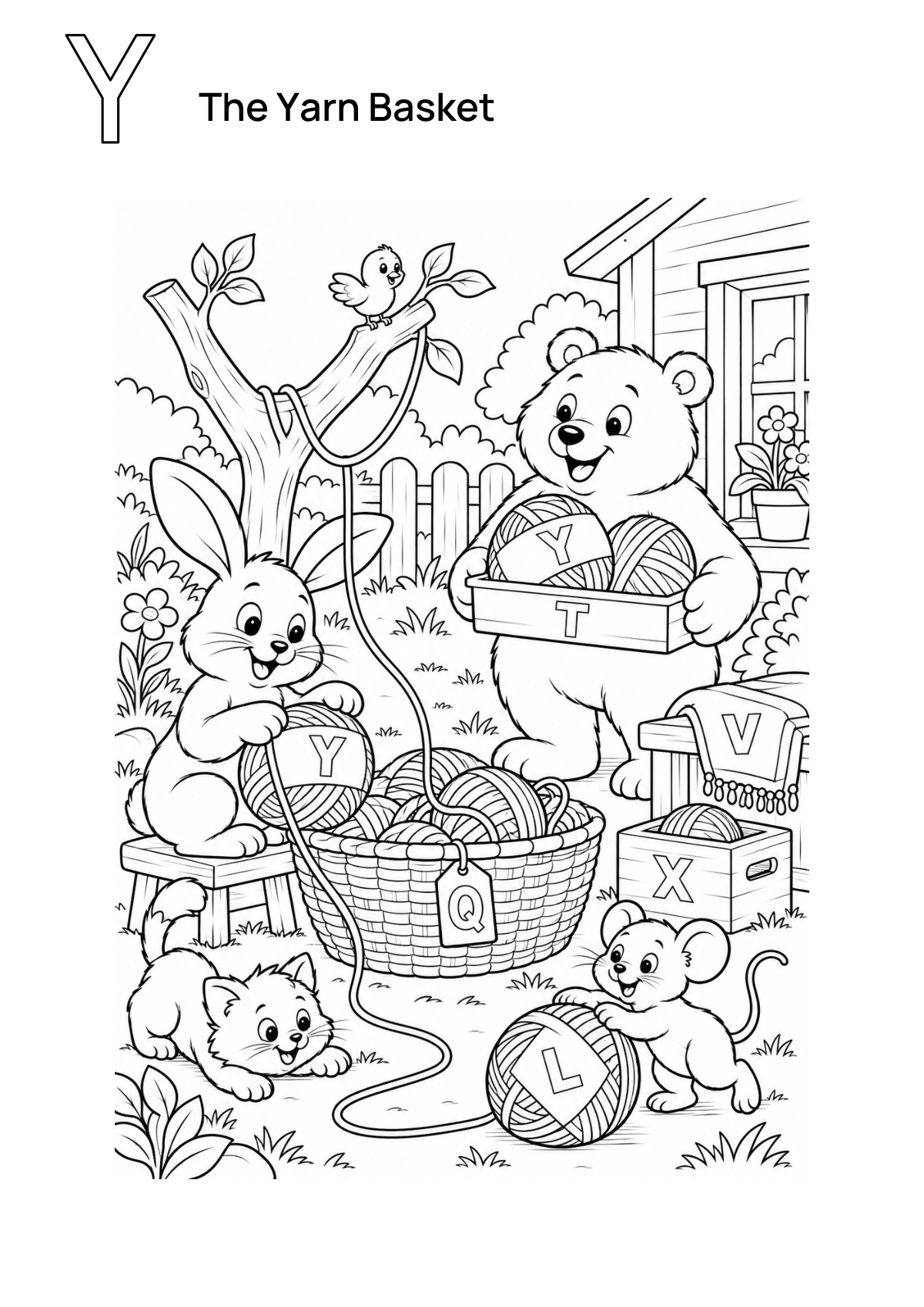 The Yarn Basket printable preview