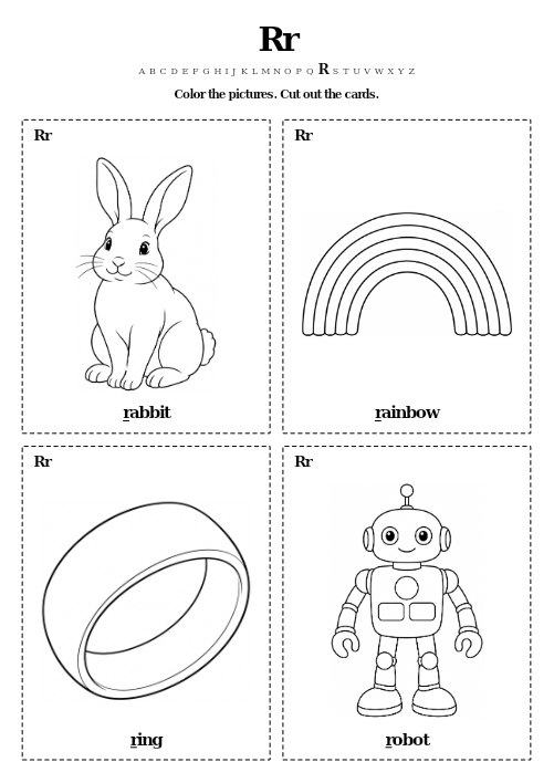 Rr Color and Cut Cards printable preview