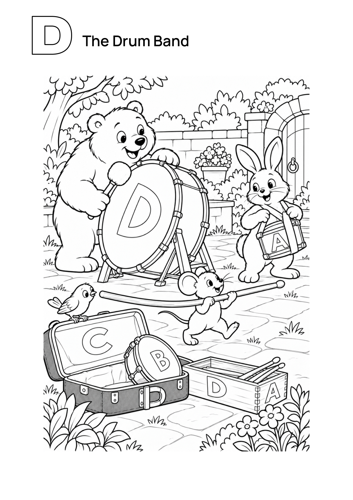 The Drum Band printable preview