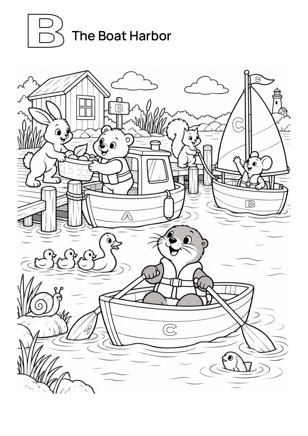 The Boat Harbor printable preview