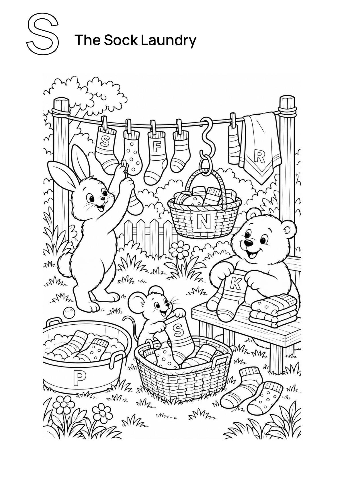 The Sock Laundry printable preview